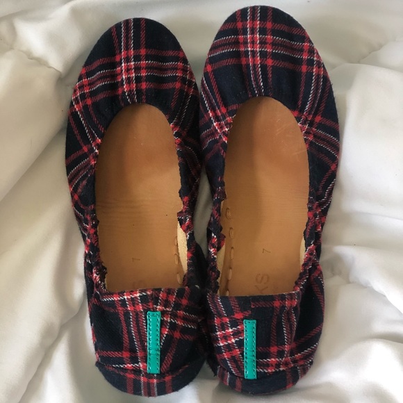 Tieks Shoes - Heritage Plaid Tieks, size 7 EUC